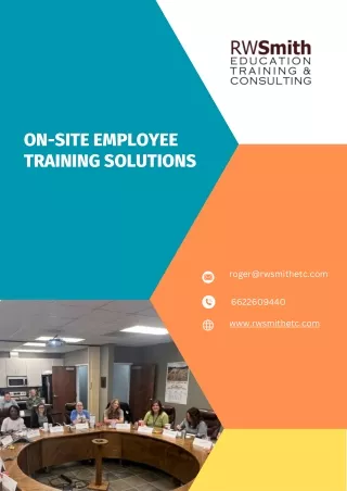 On-Site Employee Training Solutions