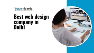 Best Web design company in Delhi | TechMistriz