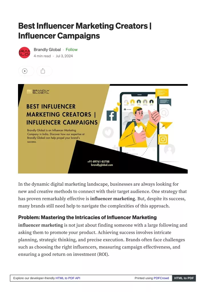 best influencer marketing creators influencer