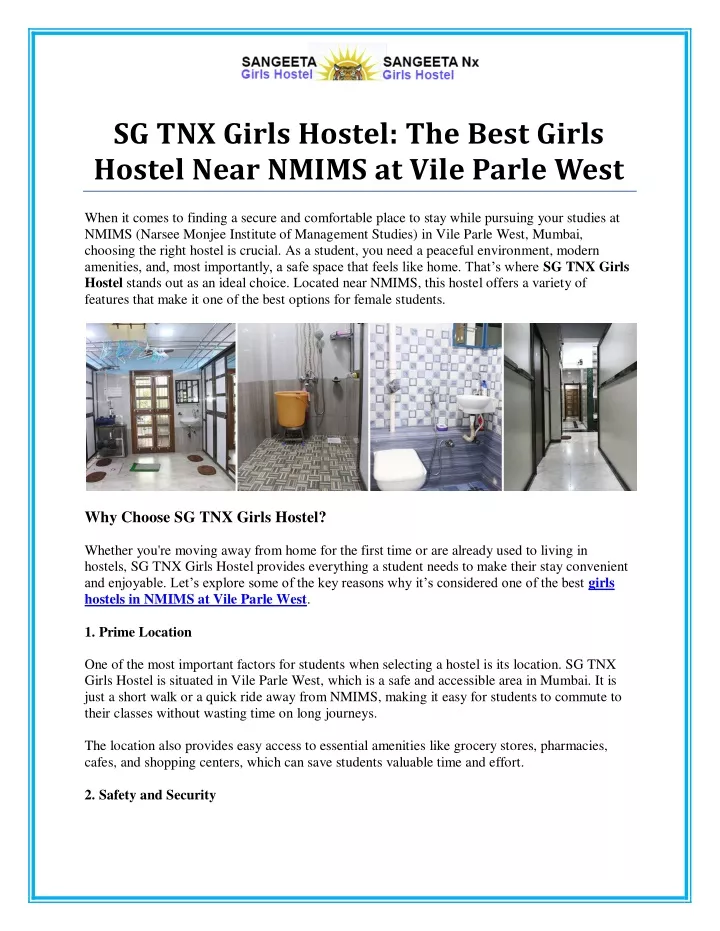 sg tnx girls hostel the best girls hostel near