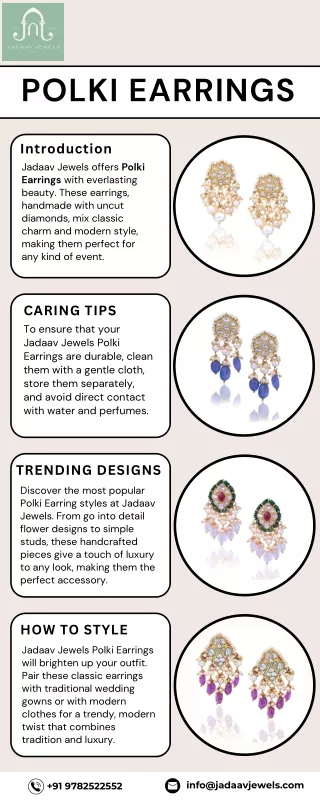 Polki Earrings