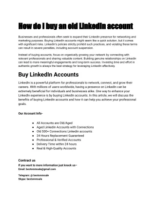 howdoibuyanoldlinkedinaccount