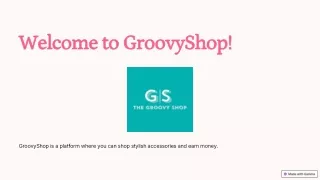 welcome to groovyshop