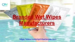 Branded Wet Wipes Manufacturers