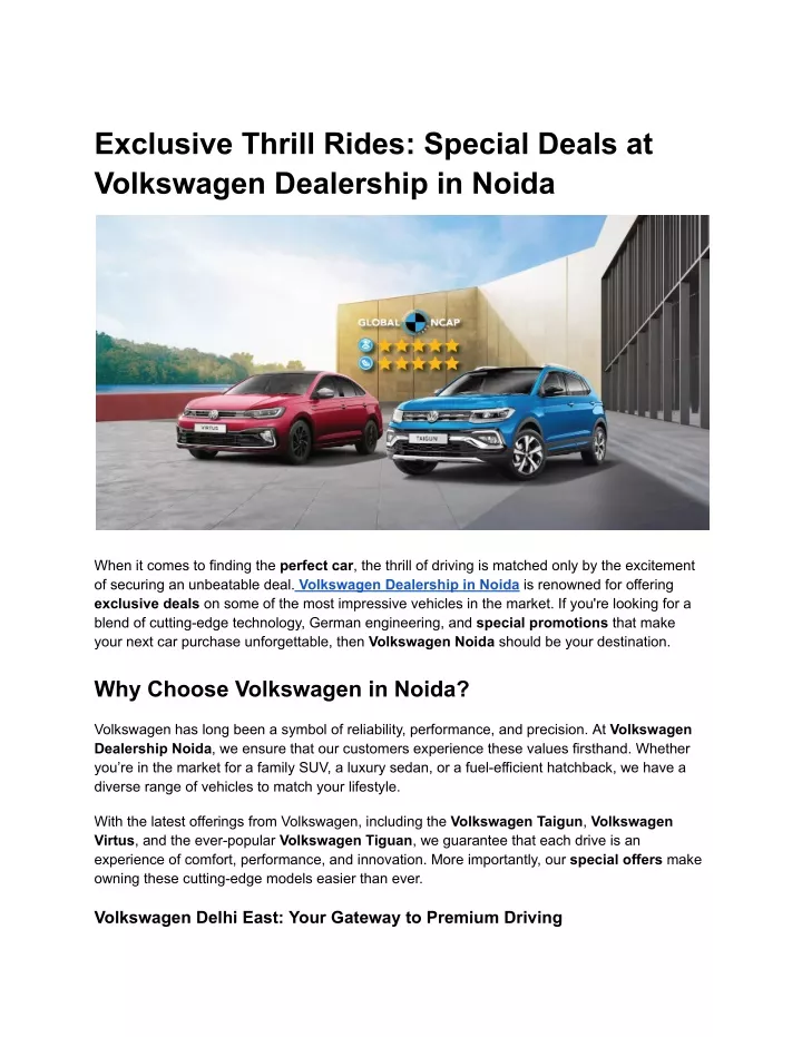 exclusive thrill rides special deals