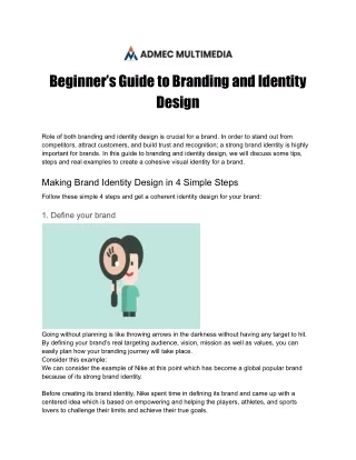 Beginner’s Guide to Branding and Identity Design