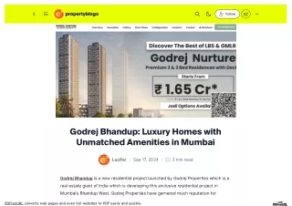 Godrej bhandup pdf submission