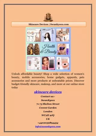 Skincare Devices | Swankyees.com