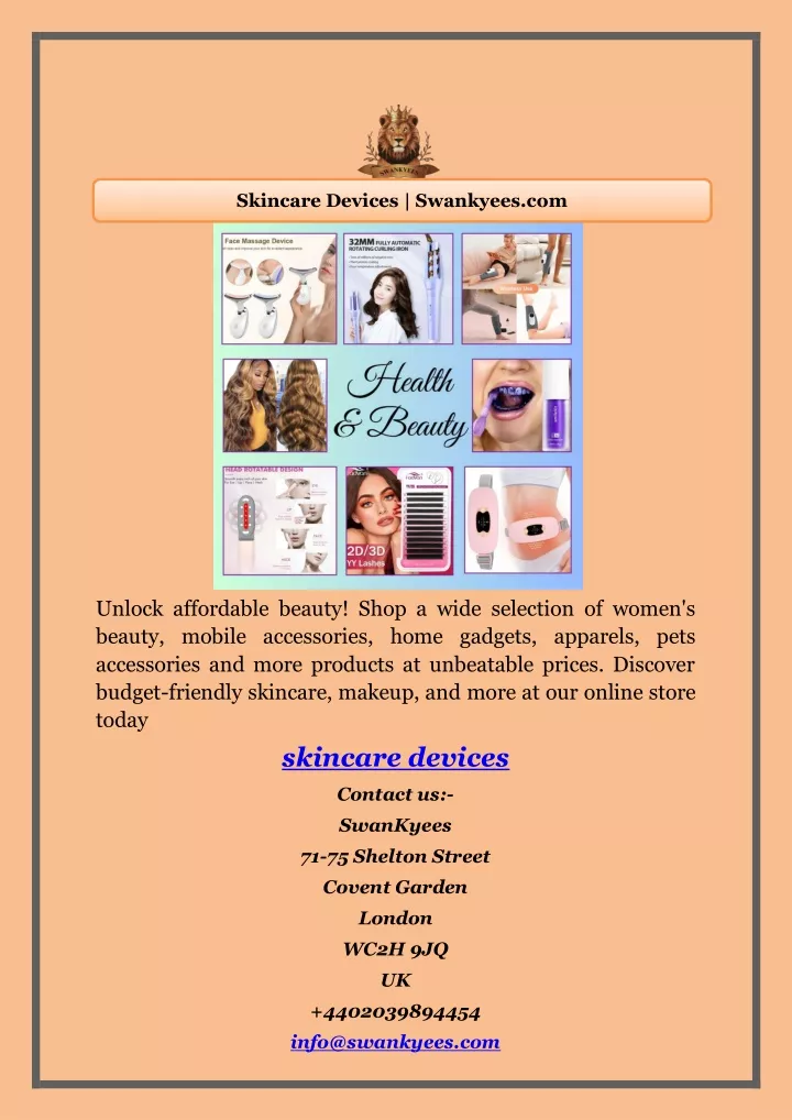 skincare devices swankyees com