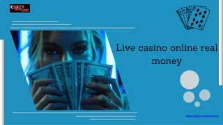 Experience Real Thrills at Live Casino Online for Real Money