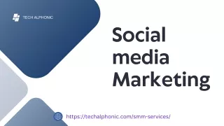 Tech Alphonic: Your Premier Social Media Marketing Partner