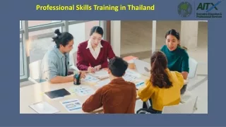 Professional Skills Training in Thailand