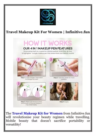 Travel Makeup Kit For Women  Infinitive.fun