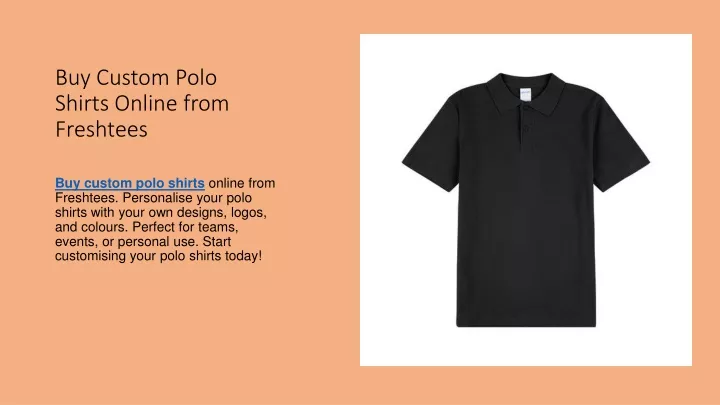 buy custom polo shirts online from freshtees