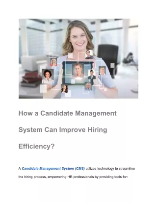 How a Candidate Management System Can Improve Hiring Efficiency_