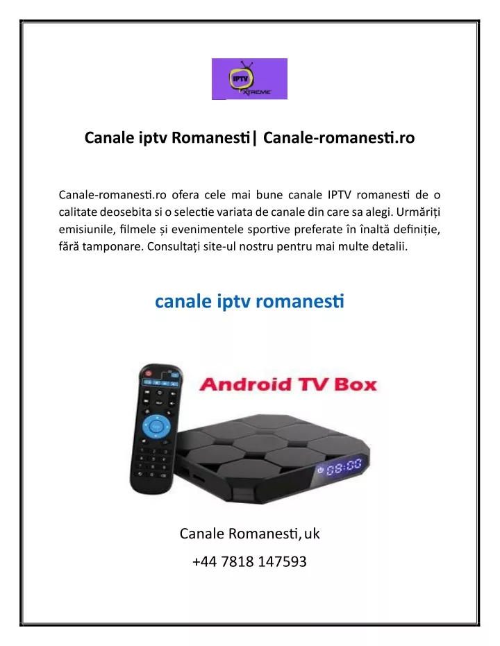 canale iptv romanesti canale romanesti ro