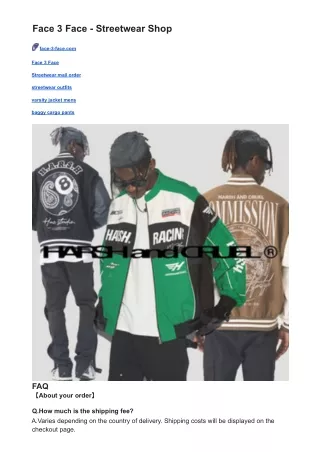 face 3 face streetwear shop