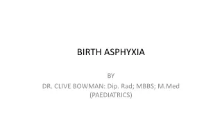 birth asphyxia
