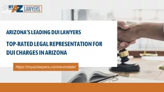 Top-Rated Legal Representation For DUI Charges In Arizona | My AZ Lawyers