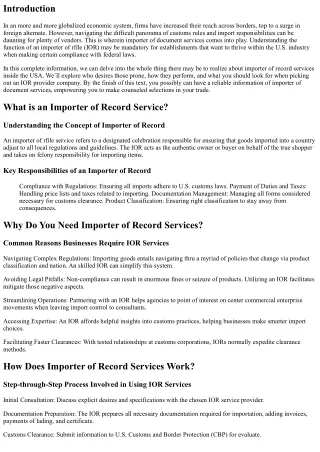 introduction