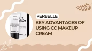 Discover the Amazing Benefits of CC Makeup Cream