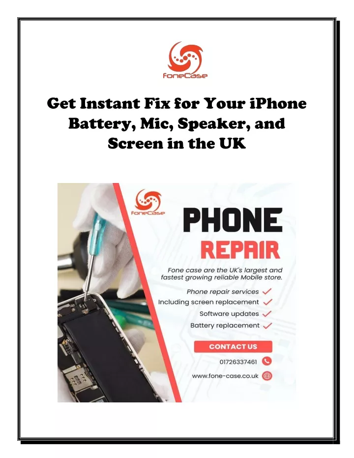 get instant fix for your iphone battery