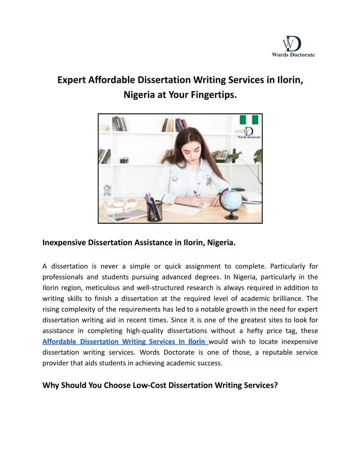 expert affordable dissertation writing services