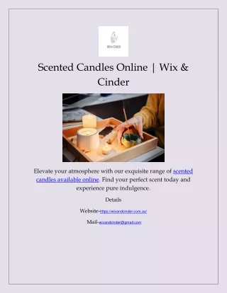 Scented Candles Online