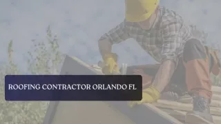 Roofing Contractor Orlando FL