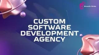 Custom Software  Development Agency