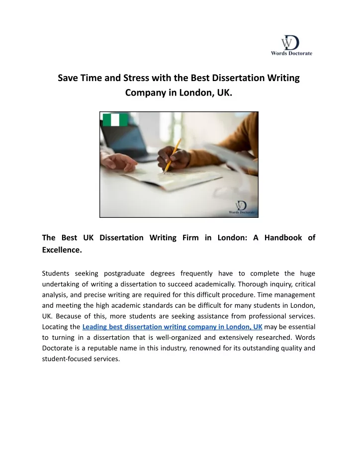 save time and stress with the best dissertation