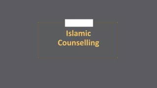 Islamic Counselling: Faith-Based Guidance