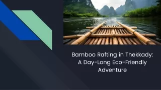 Bamboo Rafting in Thekkady_ A Day-Long Eco-Friendly Adventure