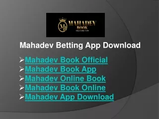 Best Mahadev Betting App Download