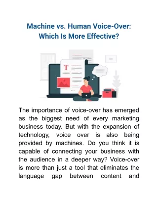 machine vs human voice over which is more