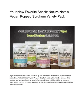 Your New Favorite Snack_ Nature Nate’s Vegan Popped Sorghum Variety Pack