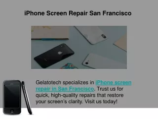 iPhone Screen Repair San Francisco