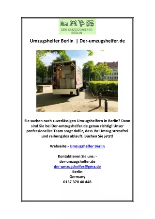 umzugshelfer berlin der umzugshelfer de