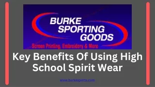 Key Benefits Of Using High School Spirit Wear