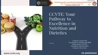 Exploring the World of Nutrition and Dietetics