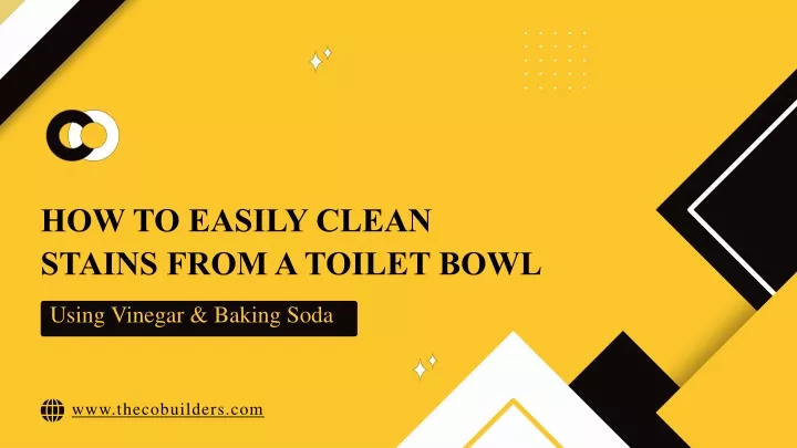 how to easily clean stains from a toilet bowl