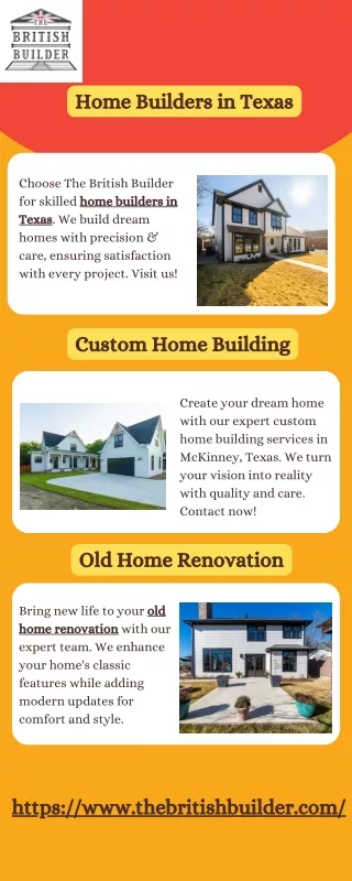 Home Builders in Texas