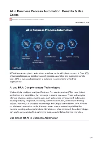 ai in business process automation benefits