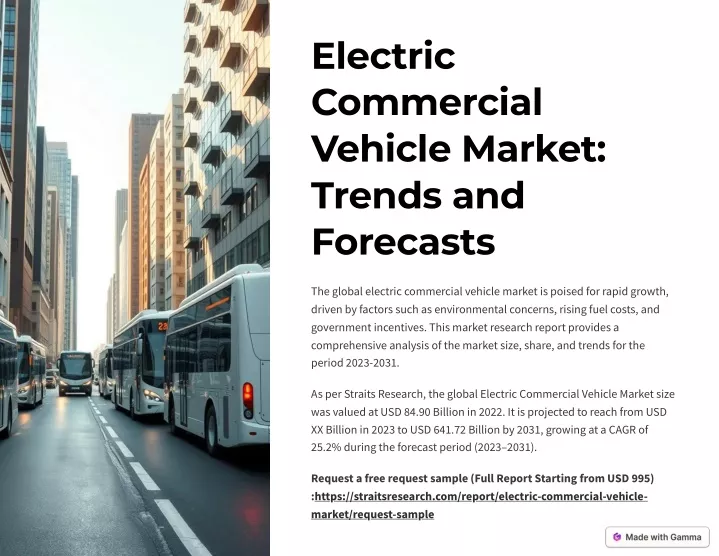 electric commercial vehicle market trends