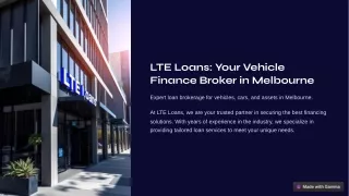 Vehicle Finance Broker in Melbourne