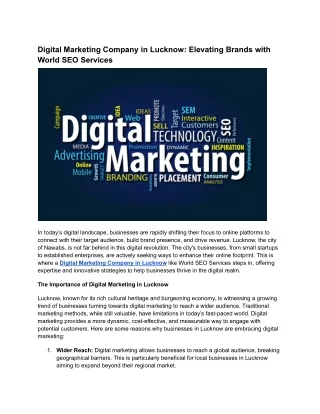 digital marketing company in lucknow