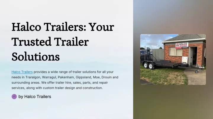 halco trailers your trusted trailer solutions