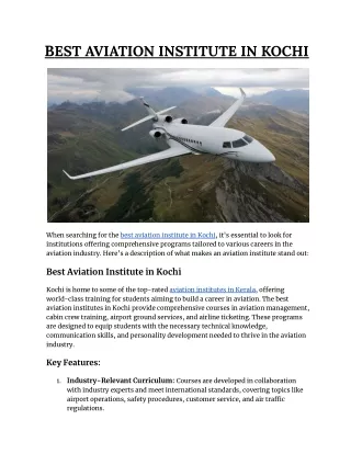 BEST AVIATION INSTITUTE IN KOCHI (3)