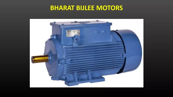 bharat bijlee motors