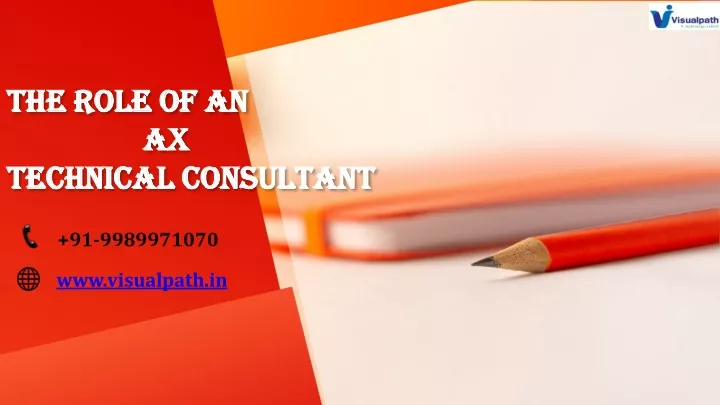 the role of an ax technical consultant